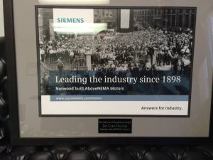 Siemen's Distributor of Excellence Award
