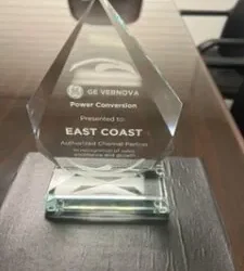 ECEE receives an award from GE Vernova-Brazil at the Las Vegas EASA convention in June, 2024